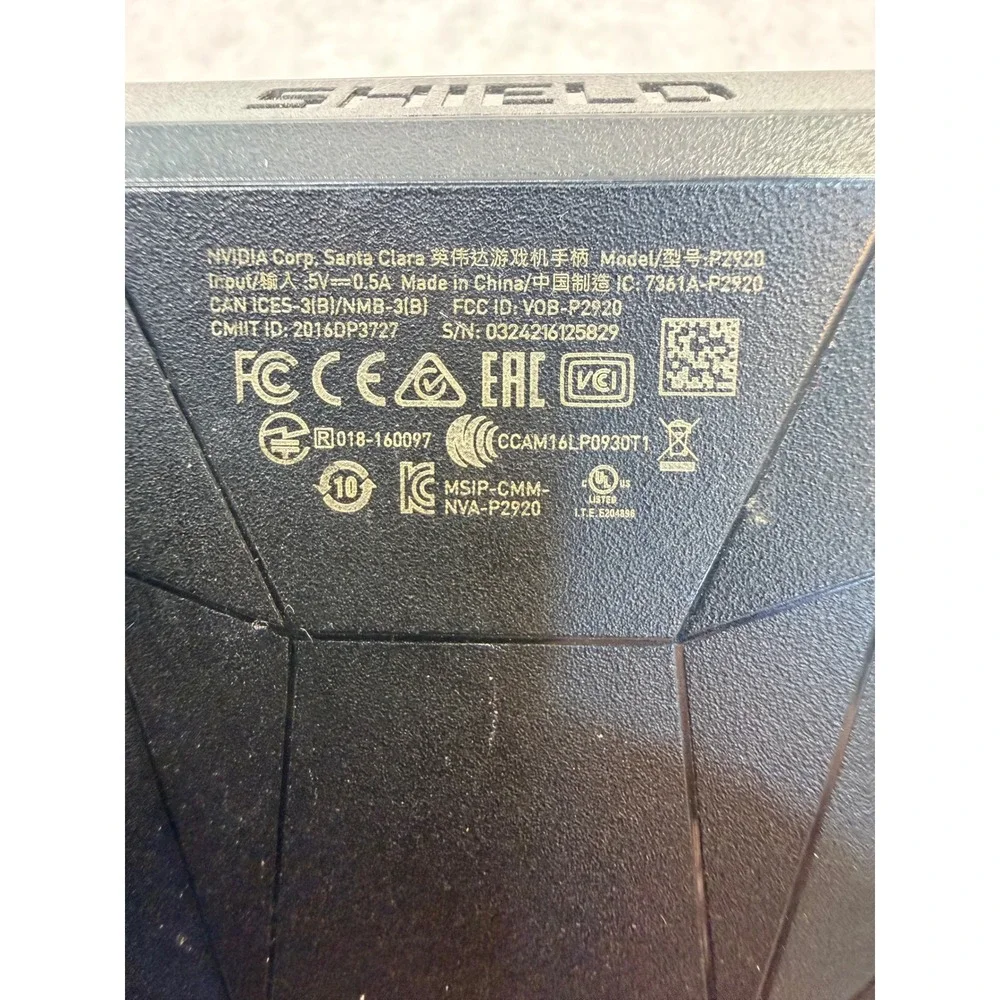 NVIDIA SHIELD Wireless Controller P2920 Black Geometric Low Poly Gamepad PC READ